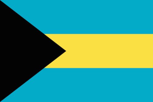 Bahamas Flag - Caribbean Flag