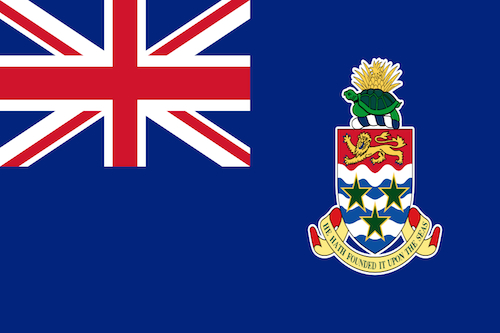 Cayman Islands Flag - Caribbean Drop
