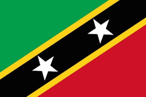 St Kitts +Nevis Flag - Caribbean Flag